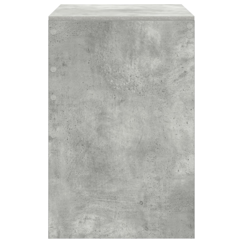 VidaXL Computerbureau Beton Grijs MDF-Plank 90 x 50 x 76 cm