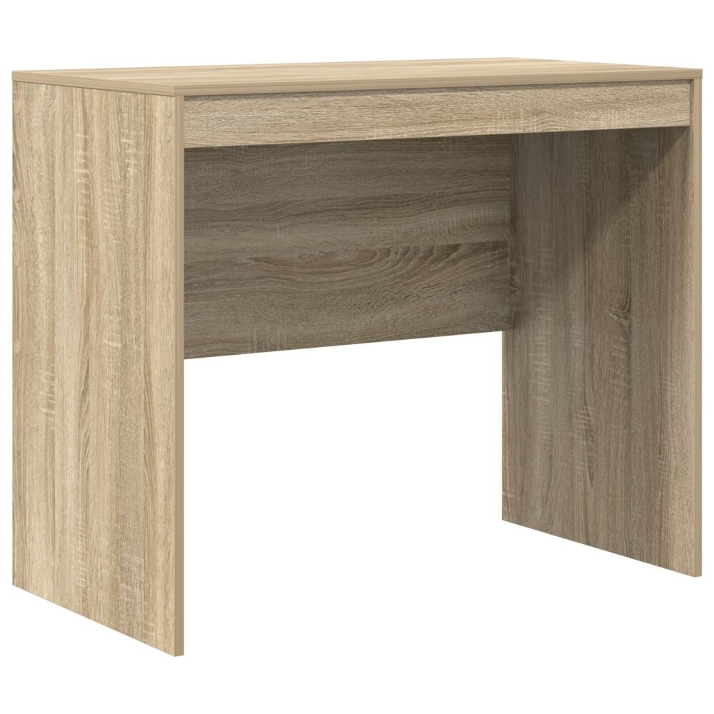 VidaXL Schrijf Bureau Sonoma eiken Spaanplaat 90 x 50 x 76 cm Eenvoudig