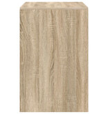 VidaXL Schrijf Bureau Sonoma eiken Spaanplaat 90 x 50 x 76 cm Eenvoudig