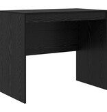 VidaXL Zwart Eiken Schrijfbureau Zwart Eiken Spaanplaat 90 x 50 x 76 cm