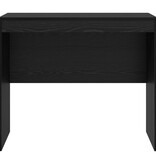 VidaXL Zwart Eiken Schrijfbureau Zwart Eiken Spaanplaat 90 x 50 x 76 cm