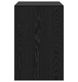 VidaXL Zwart Eiken Schrijfbureau Zwart Eiken Spaanplaat 90 x 50 x 76 cm