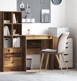 VidaXL Schrijftafel Oud hout MDF 70 x 50 x 76 cm Eenvoudig