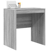 VidaXL Grijs Schrijfbureau Grijs sonoma Spaanplaat 70 x 50 x 76 cm