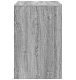 VidaXL Grijs Schrijfbureau Grijs sonoma Spaanplaat 70 x 50 x 76 cm