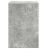 VidaXL Schrijfbureau Beton grijs MDF met betonlook 70 x 50 x 76 cm
