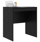 VidaXL Schrijfbureau Zwart eiken Bewerkt hout 70 x 50 x 76 cm Duurzaam