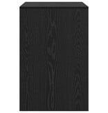 VidaXL Schrijfbureau Zwart eiken Bewerkt hout 70 x 50 x 76 cm Duurzaam