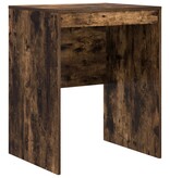 VidaXL Schrijfbureau Gerookt eiken Vervaardigd hout 60 x 50 x 76 cm