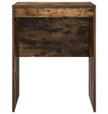 VidaXL Schrijfbureau Gerookt eiken Vervaardigd hout 60 x 50 x 76 cm