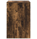 VidaXL Schrijfbureau Gerookt eiken Vervaardigd hout 60 x 50 x 76 cm