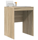 VidaXL Computerbureau Sonoma eiken Spaanplaat 60 x 50 x 76 cm