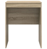 VidaXL Computerbureau Sonoma eiken Spaanplaat 60 x 50 x 76 cm