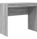 VidaXL Schrijfbureau Grijs sonoma Gebonden hout 90 x 40 x 76 cm