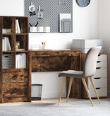 VidaXL Schrijfbureau Gerookt Eiken Bewerkt Hout 90 x 40 x 76 cm