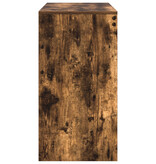 VidaXL Schrijfbureau Gerookt Eiken Bewerkt Hout 90 x 40 x 76 cm