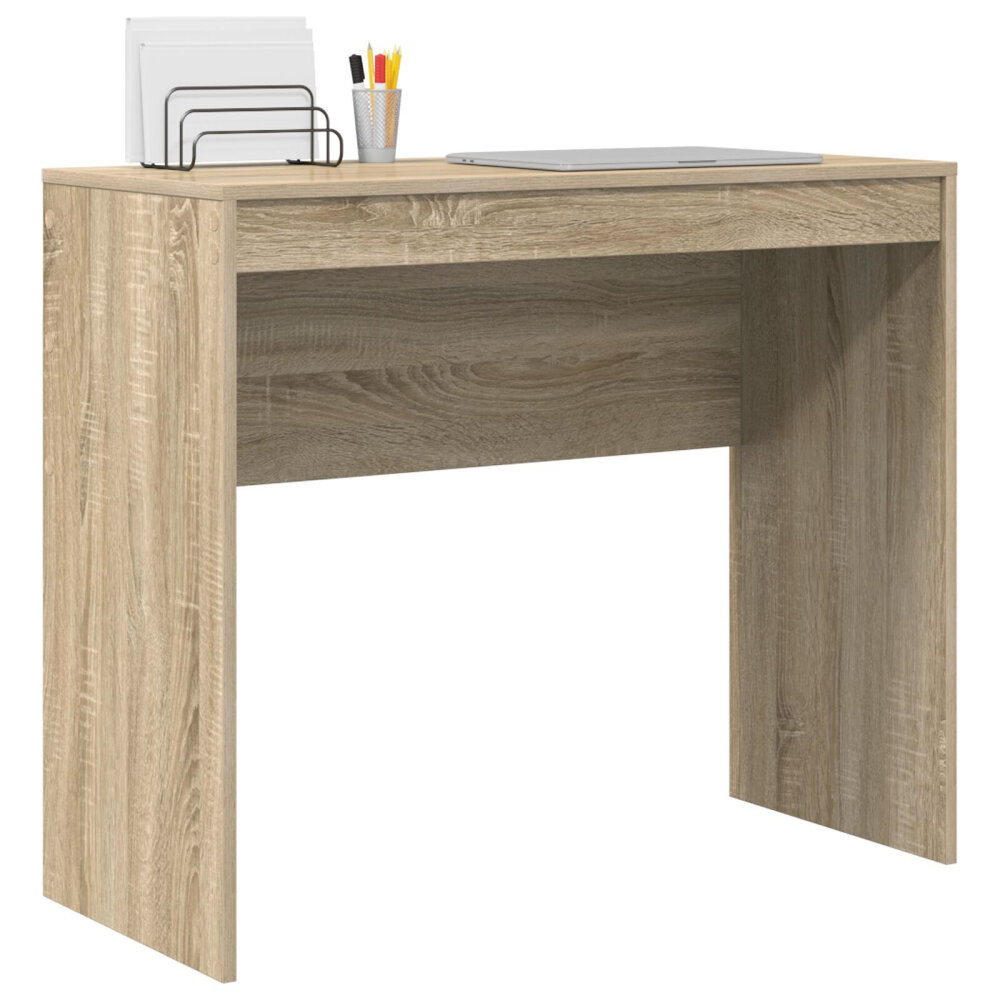 VidaXL Schrijfbureau Sonoma Eiken Gefabriceerd Hout 90 x 40 x 76 cm