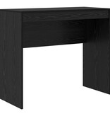 VidaXL Schrijfbureau Zwart eiken Bewerkt hout 90 x 40 x 76 cm
