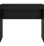 VidaXL Schrijfbureau Zwart eiken Bewerkt hout 90 x 40 x 76 cm