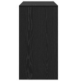 VidaXL Schrijfbureau Zwart eiken Bewerkt hout 90 x 40 x 76 cm