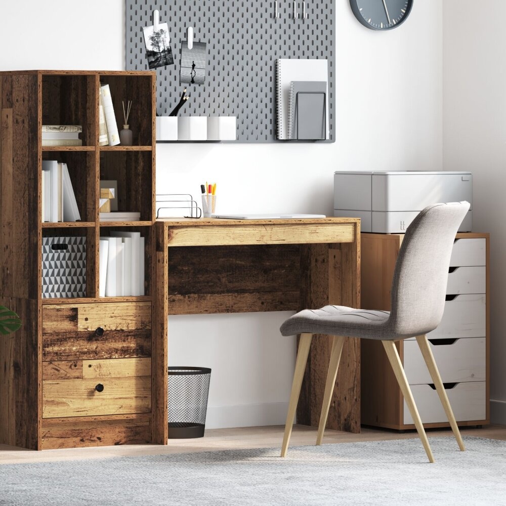 VidaXL Rustiek Schrijfbureau Oude Houten Afwerking Hout 80 x 40 x 76 cm