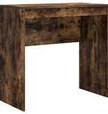 VidaXL Schrijfbureau Gerookt eiken Bewerkt hout Compact Schrijfbureau
