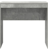 VidaXL Schrijfbureau Beton grijs Spaanplaat, Beton-grijze afwerking Medium