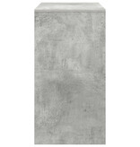 VidaXL Schrijfbureau Beton grijs Spaanplaat, Beton-grijze afwerking Medium