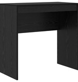 VidaXL Zwart Eiken Bureau Zwart eiken Hout 80 x 40 x 76 cm Duurzaam