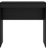 VidaXL Zwart Eiken Bureau Zwart eiken Hout 80 x 40 x 76 cm Duurzaam