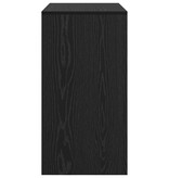 VidaXL Zwart Eiken Bureau Zwart eiken Hout 80 x 40 x 76 cm Duurzaam
