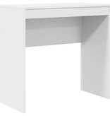 VidaXL Schrijfbureau Wit MDF 80 x 40 x 76 cm Eenvoudig Schrijfbureau