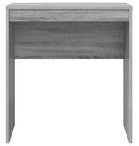 VidaXL Bureau Grijs sonoma Spaanplaat 70 x 40 x 76 cm Simpel