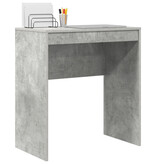 VidaXL Computer Bureau Betonnen grijs Spaanplaat met betonlook