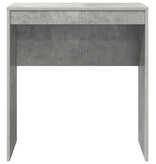 VidaXL Computer Bureau Betonnen grijs Spaanplaat met betonlook