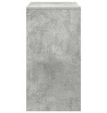 VidaXL Computer Bureau Betonnen grijs Spaanplaat met betonlook