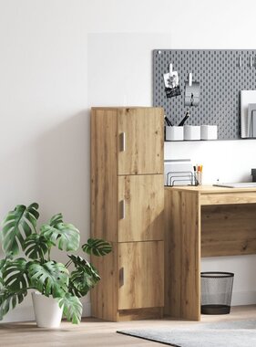 VidaXL Artisan Eiken Sideboard Artisan Eiken Bewerkt Hout Groot Opslag