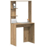 VidaXL Artisan Eiken Schrijfbureau Artisan Eiken Gefabriceerd Hout