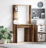 VidaXL Bruin Schrijfbureau Oud Hout Massief Gerecycled Hout Middelgroot