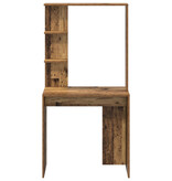 VidaXL Bruin Schrijfbureau Oud Hout Massief Gerecycled Hout Middelgroot