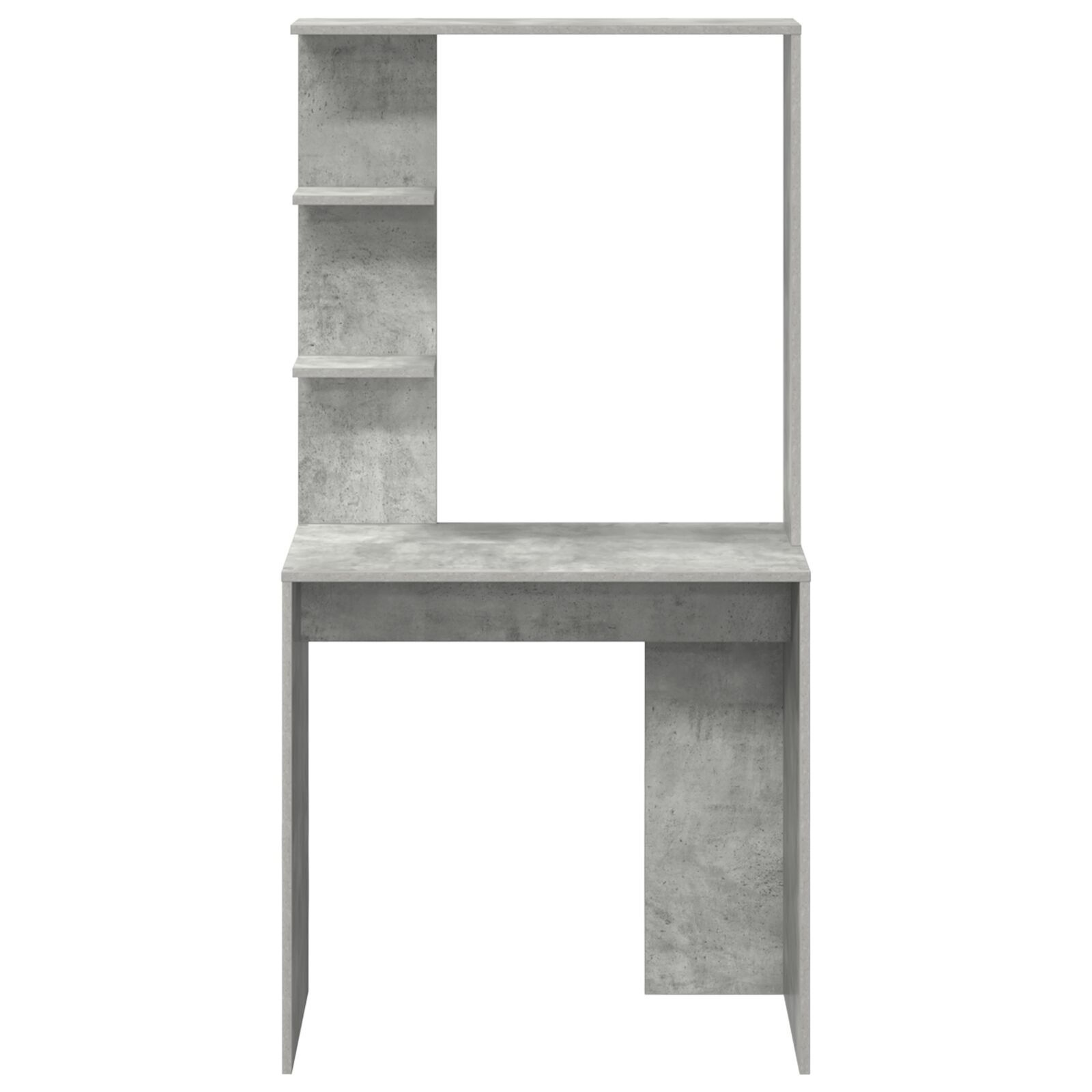 VidaXL Beton Grijs Computerbureau Beton grijs Gefabriceerd Hout