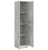 VidaXL Buffetkast Beton grijs MDF met betonlook laminaat Standaard