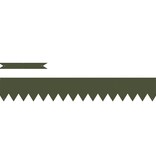 VidaXL Gazonranden 20 st 100x0,5x15 cm staal olijfgroen