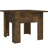 VidaXL Salontafel 55x55x42 cm bewerkt hout gerookt eikenkleur
