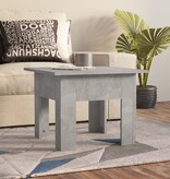 VidaXL Salontafel 55x55x42 cm bewerkt hout betongrijs