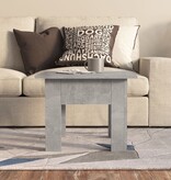 VidaXL Salontafel 55x55x42 cm bewerkt hout betongrijs