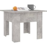 VidaXL Salontafel 55x55x42 cm bewerkt hout betongrijs