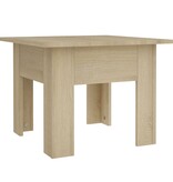VidaXL Salontafel 55x55x42 cm bewerkt hout sonoma eikenkleurig