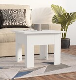 VidaXL Salontafel 55x55x42 cm bewerkt hout wit