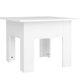 VidaXL Salontafel 55x55x42 cm bewerkt hout wit